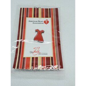 American Heart Association Red Dress Pin – Go Red for Women Macy’s Exclusive
